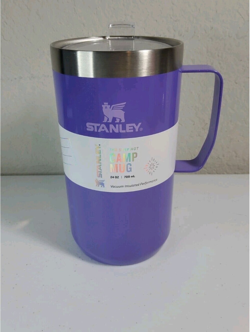 Stanley The Everyday Camp Mug 24oz Dahlia Shimmer Insulated